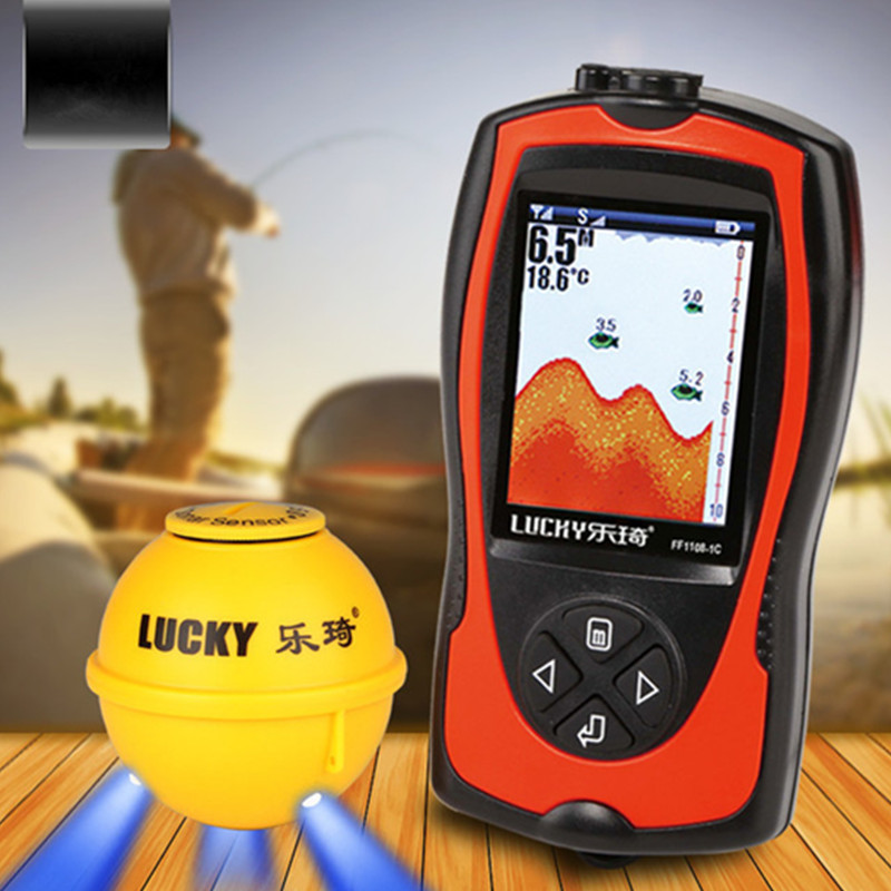 Wireless Sonar Sensor  Handhel - огляд і ціна Fishing Boat Depth Finder