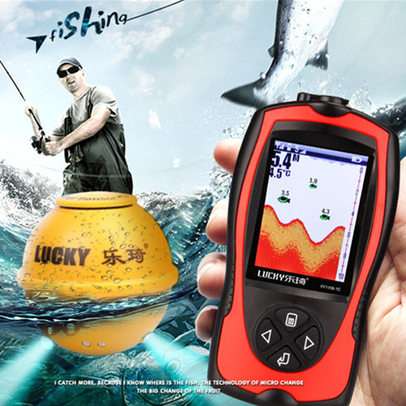Wireless Sonar Sensor  Handhel - огляд і ціна Fishing Boat Depth Finder