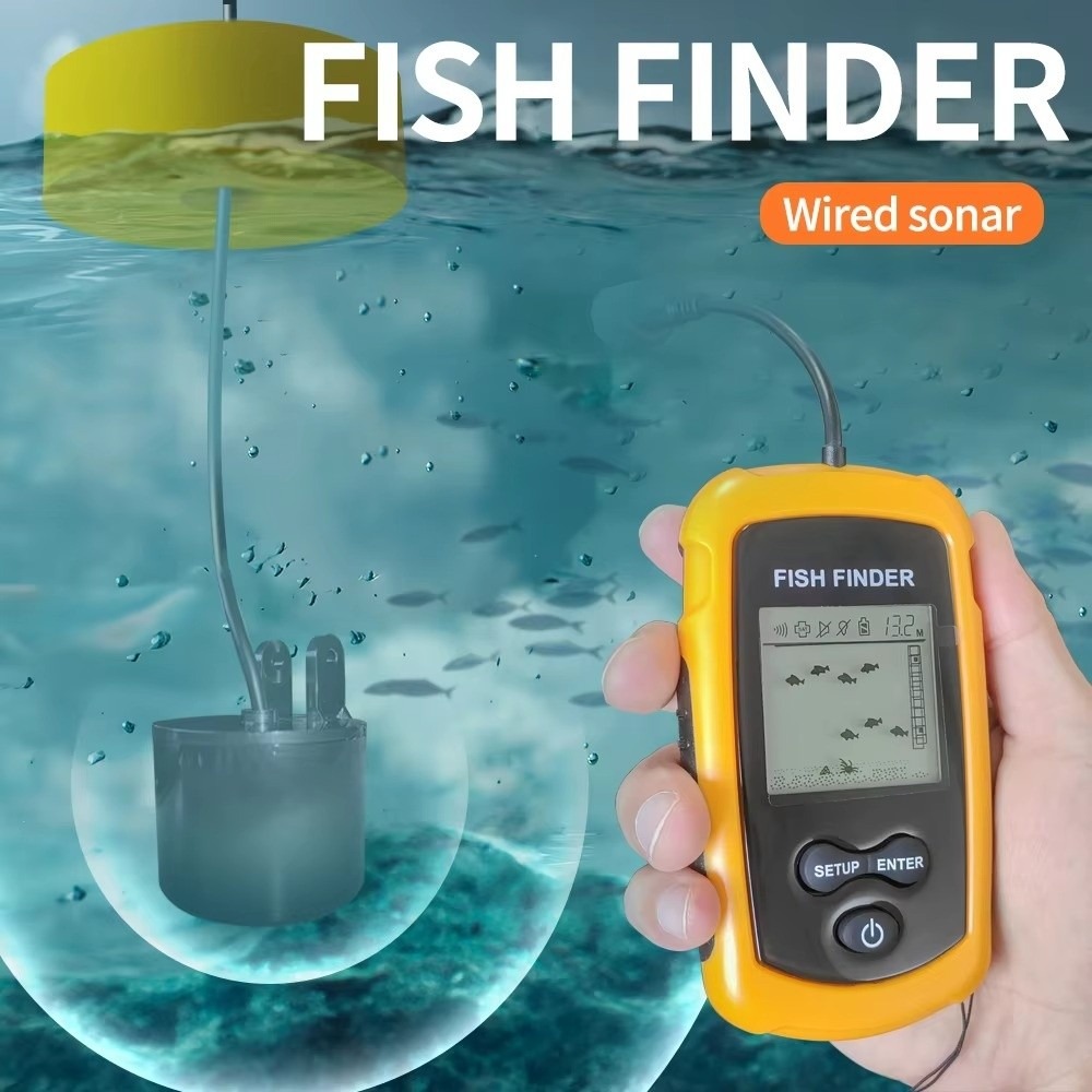 Handheld Portable Fish Finder  - огляд і ціна Fishing Boat Depth Finder