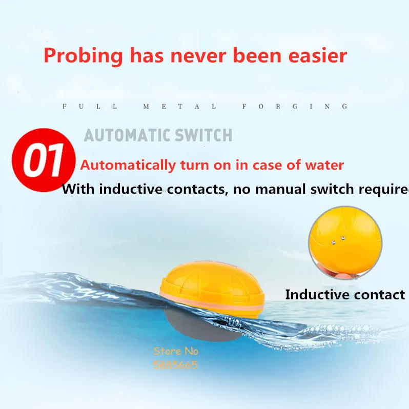 Smart Portable 50M Depth Sonar - огляд і ціна Fishing Boat Depth Finder