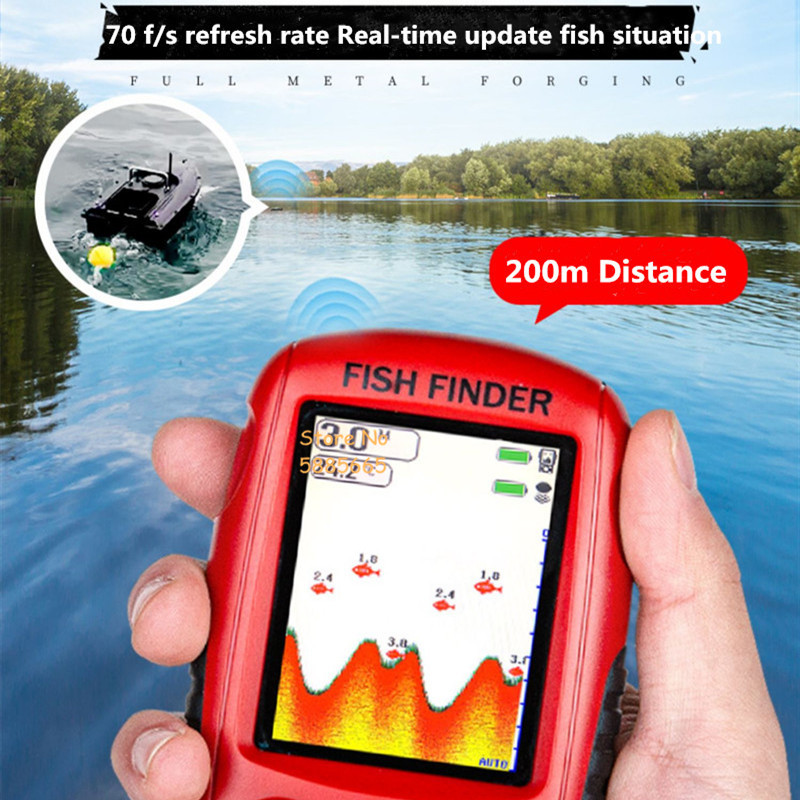 Smart Portable 50M Depth Sonar - огляд і ціна Fishing Boat Depth Finder