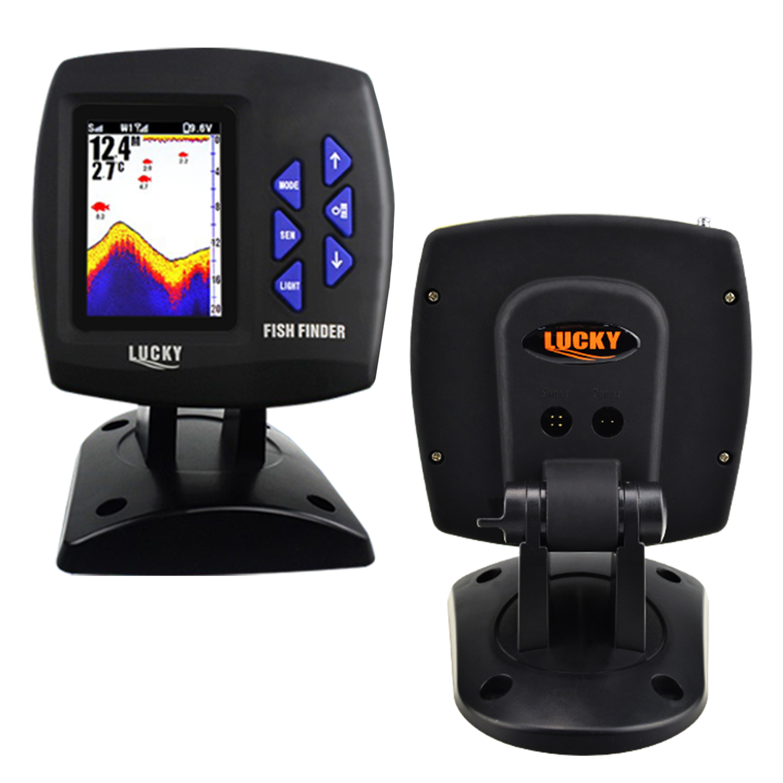 LUCKY Fishfinder 300m/ 980ft F - огляд і ціна Fishing Boat Depth Finder