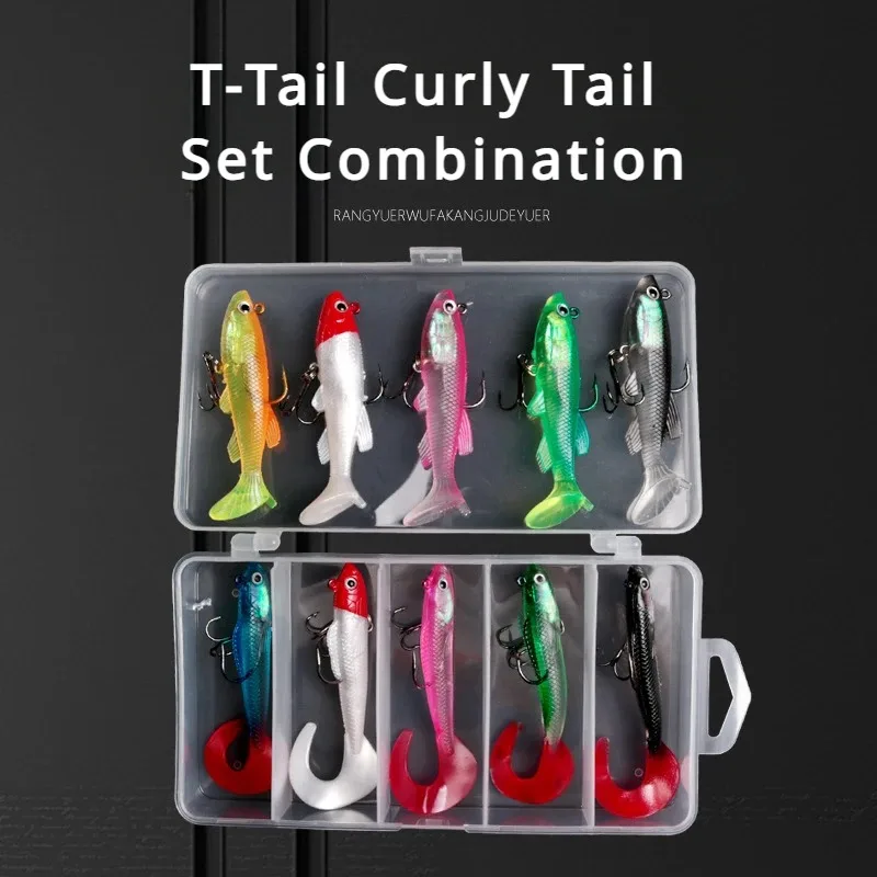 10 Pcs Lure Baits with T-tail  - огляд і ціна Fishing Boat Anchor