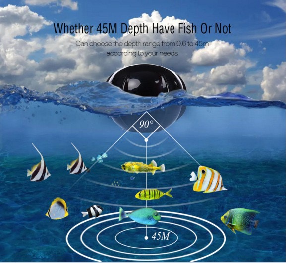 Portable Fish Finder, With Wir - огляд і ціна Fishing Boat Depth Finder