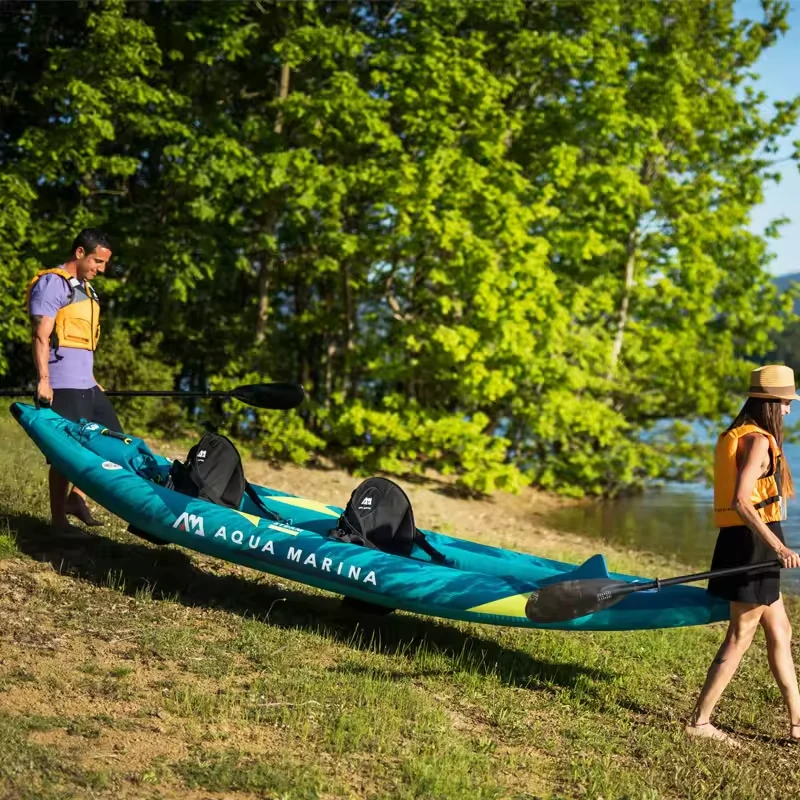 Canoe Kayak Inflatable Boat 1- - огляд і ціна Fishing Boat Paddle
