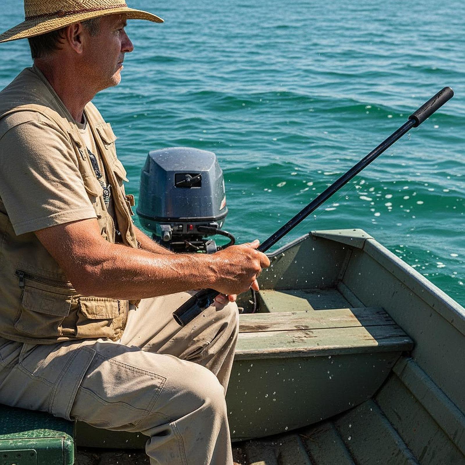 Trolling Motor Tiller Extensio - огляд і ціна Fishing Boat Trolling Motor