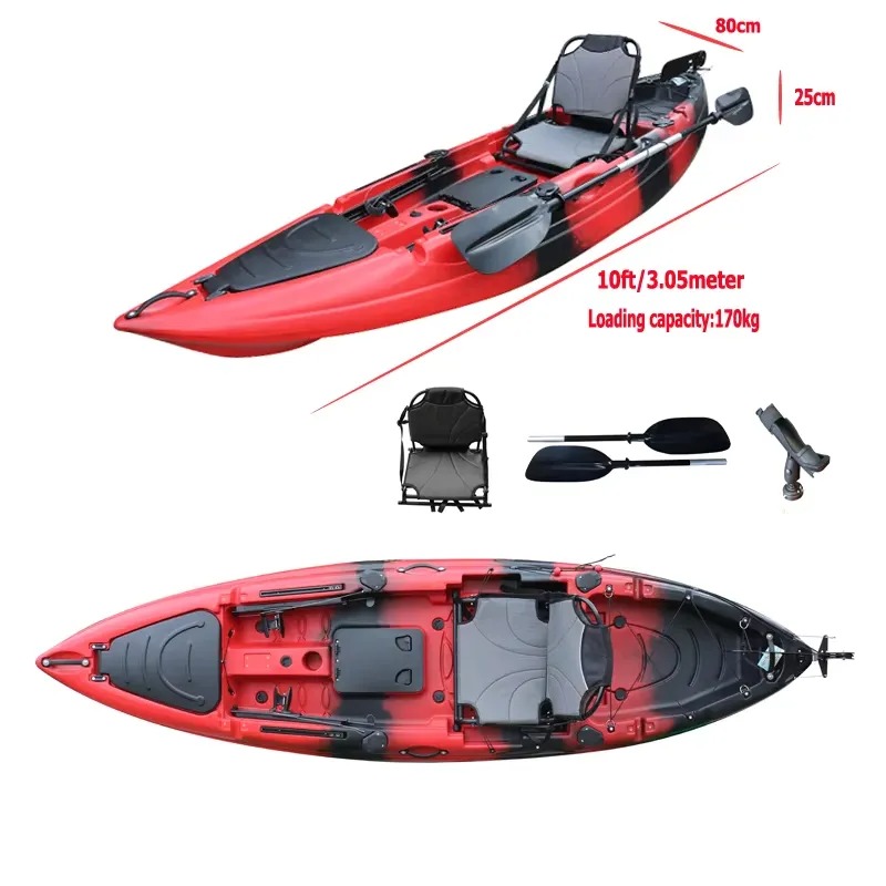 10ft Single Seat Sit on Fishin - огляд і ціна Fishing Boat Paddle