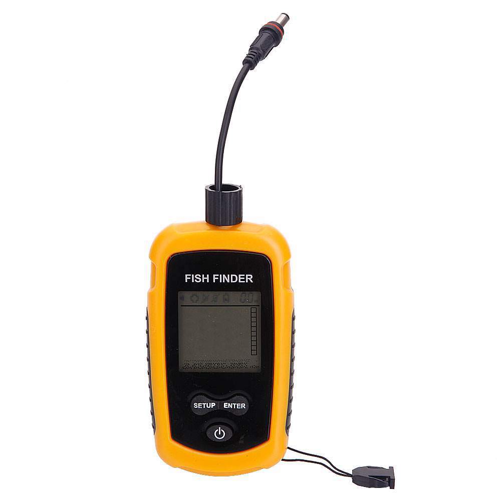 Alarm 100M Portable Sonar Fish - огляд і ціна Fishing Boat Depth Finder