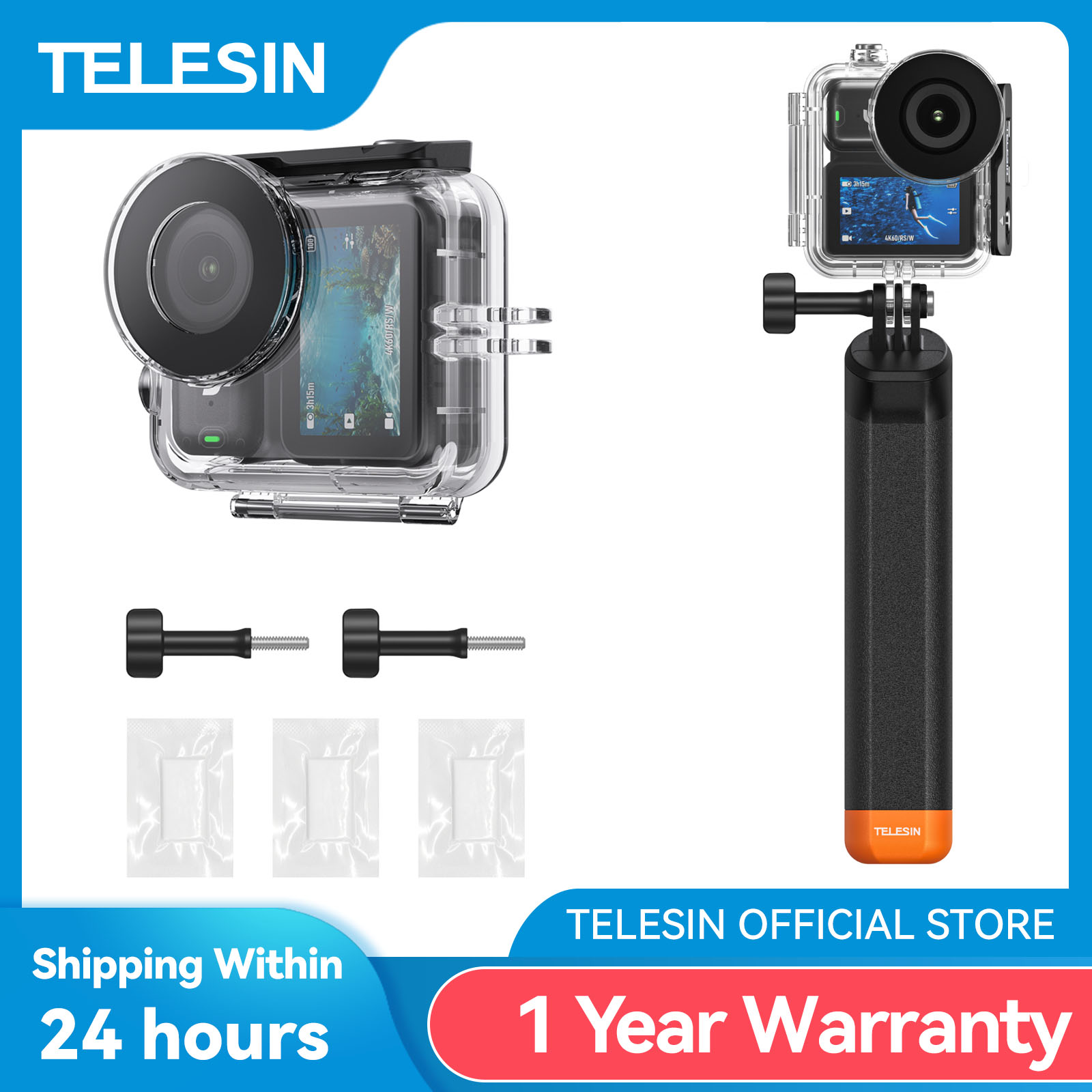TELESIN 60M Diving Waterproof  - огляд і ціна Fishing Boat Cover