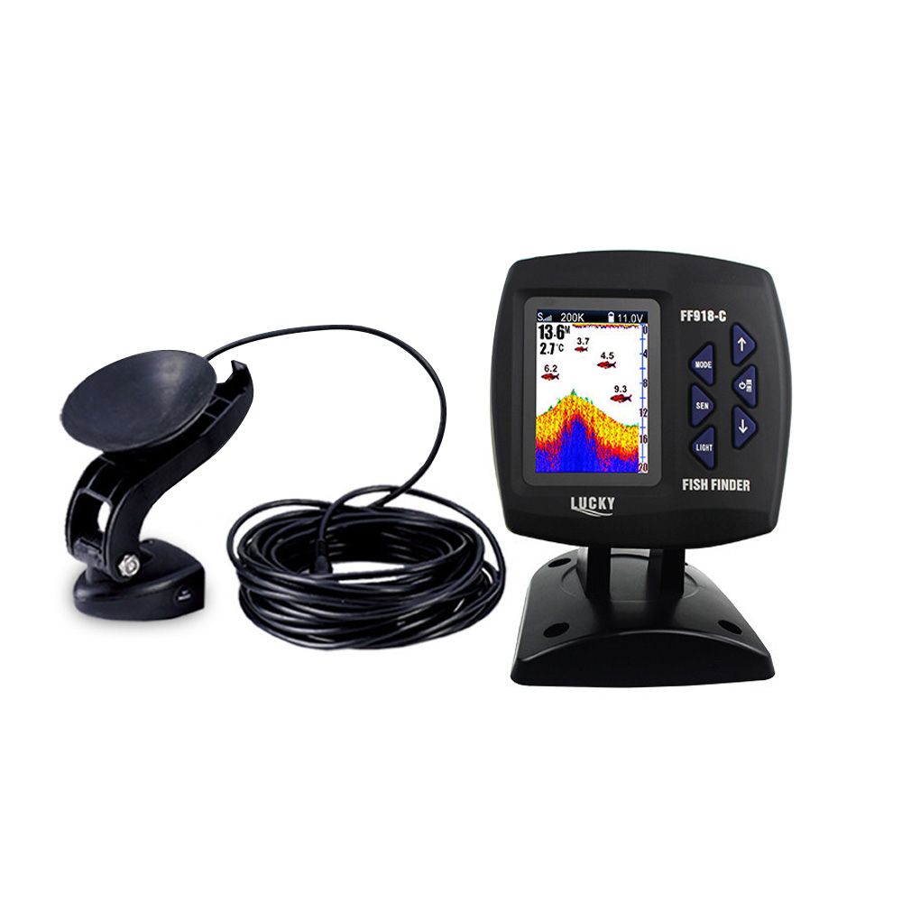 FF918-C100DS Color Screen Wire - огляд і ціна Fishing Boat Depth Finder