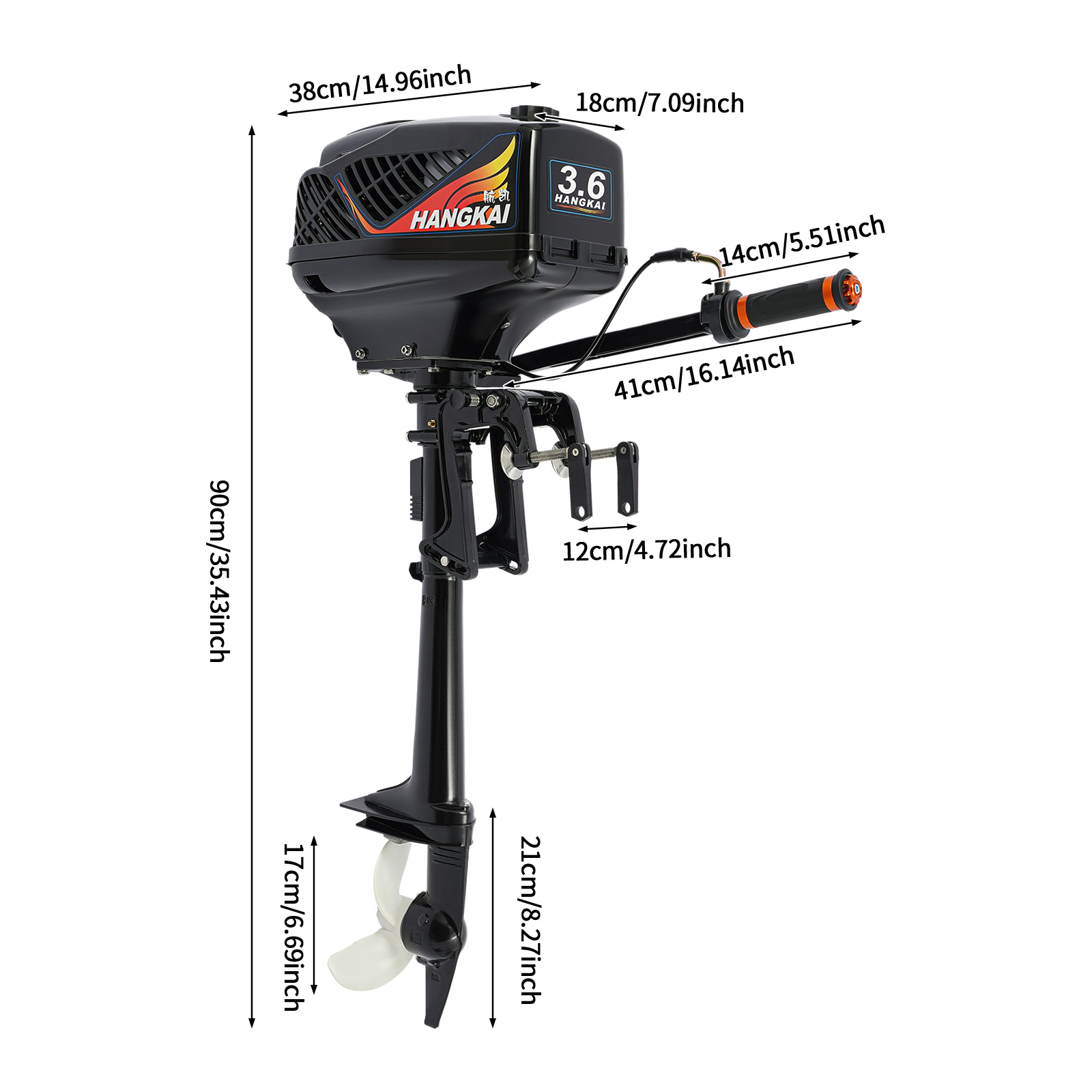 Outboard Motor, Gasoline Outbo - огляд і ціна Fishing Boat Trolling Motor