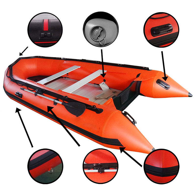 Factory Price Inflatable Rubbe - огляд і ціна Fishing Boat Aluminum