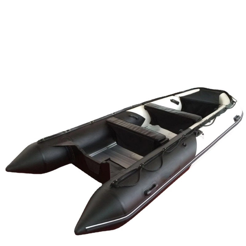 Thickened PVC 4.7 m 9-seat Res - огляд і ціна Fishing Boat Inflatable